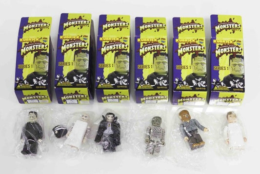 Medicom Toy Kubrick 100% Universal Studio Monsters Series 1 6 Figure Set - Lavits Figure