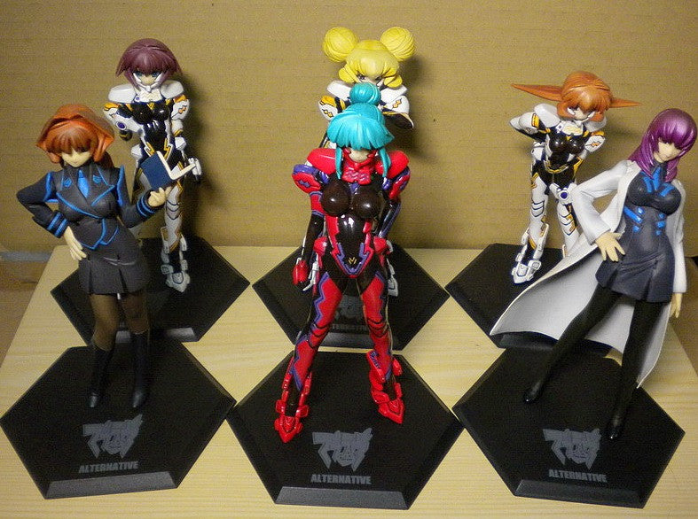 Volks Muv-Luv M.O.E. Age Burning Alternative Ultimate Characters Part 03 6 Figure Set Used - Lavits Figure
- 1