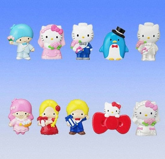 Bandai Sanrio Gashapon Sanrio Magnet Part 11 Wedding Party 10 Figure Set - Lavits Figure