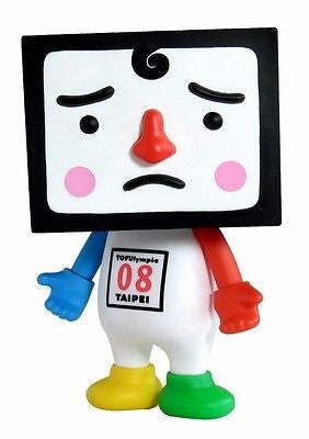 Medicom Toys 2008 Vinyl Collectible Dolls VCD TTF To-Fu 08 Tofulympic 8" Figure - Lavits Figure