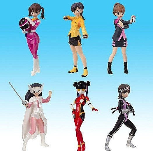 Bandai Tokusatsu Girls In Uniform Vol 3 6+1 Secret 7 Figure Set - Lavits Figure