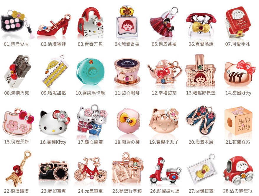 Sanrio Hello Kitty x Chibi Maruko Chan Taiwan 7-11 Limited 28 Mini