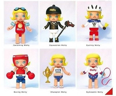 Kenny's Work Kenny Wong Molly Mollympic Olympic Series 1 3"  6 Action Figure Set - Lavits Figure
