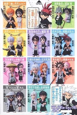 Bandai Bleach Capsule Gashapon Soul Mascot Part 1 10 Full Mini Figure Set - Lavits Figure