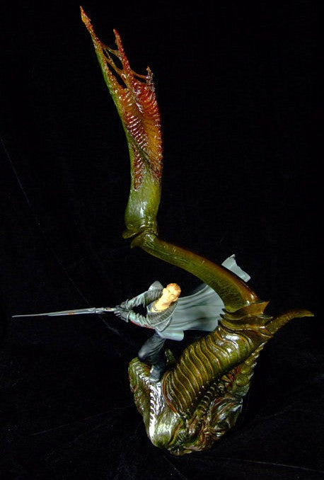 Kotobukiya ArtFx Final Fantasy VIII 8 Seifer Almasy vs Odin Polystone Statue Figure Used