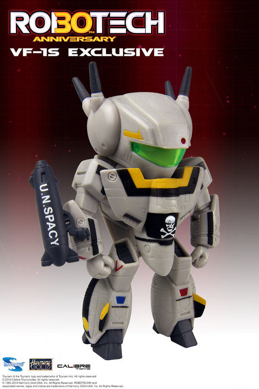 Toynami Calibre Toys Robotech Anniversary Exclusive VF Veritech Fighter VF-1S 3" Action Figure - Lavits Figure
- 1