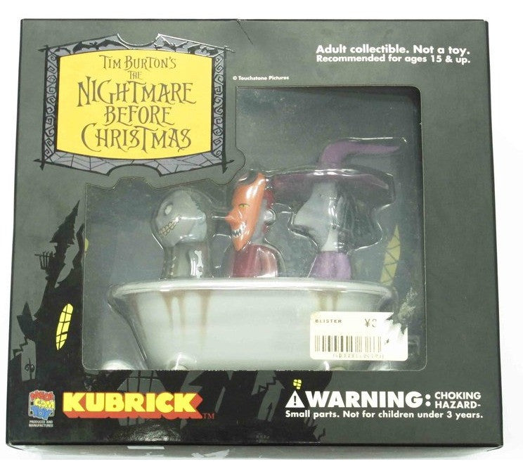 Medicom Toy Kubrick 100% Tim Burton The Nightmare Before Christmas Lock Shock Barrel Figure Set - Lavits Figure
- 1