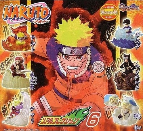 Bandai Naruto Gashapon Realistic Collection Part 6 6 Figure Set - Lavits Figure