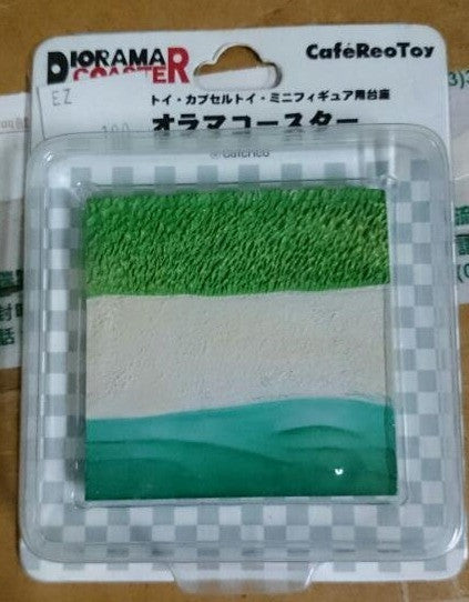 Cafereo Toy 2003 Diorama Coaster Beach Ver 2" Cold Cast Display Base - Lavits Figure