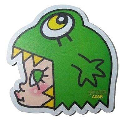 Kenny's Work Kenny Wong Molly The Painter Green Monster Gear 8" Mouse Pad - Lavits Figure
