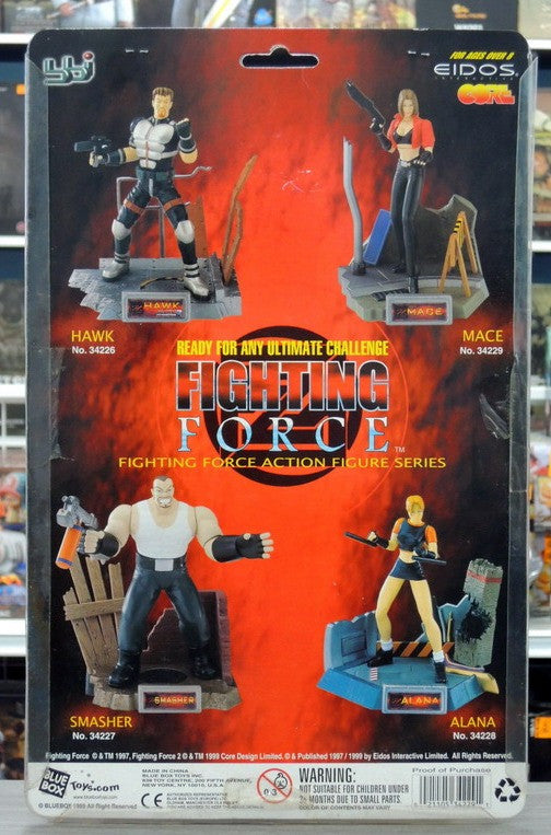 BBi Fighting Force Hawk Smasher Alana Mage 4 Action Figure Set - Lavits Figure
- 1