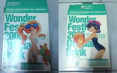 Wonder Festival WF 2005 Summer Wonda Reset Bottle Drink Cap Collection 4 Figure - Lavits Figure