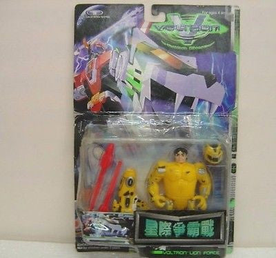 Trendmasters Voltron Galaxy Guard Stealth Lion Force Yellow Pilot Hunk Action Figure - Lavits Figure
- 2