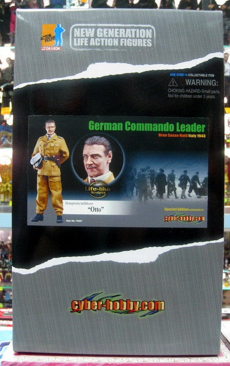Dragon 12" 1/6 German Commando Leader Gran Sasso Raid Italy 1943 Hauptsturmfuhrer Otto Action Figure - Lavits Figure
- 1