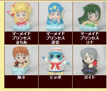Furuta 2005 Mermaid Melody Pichi Pichi Pitch Gashapon Collection Part 2 6 Mini Figure Set - Lavits Figure