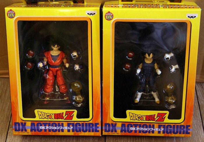 Banpresto 2003 Dragon Ball Z DX Action Son Gokou Goku & Vegeta 2 4" Figure Set - Lavits Figure