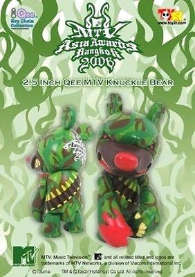 Toy2R Touma Qee MTV Asia Awards Bangkok 2006 Knuckle Bear 2.5" Action Figure - Lavits Figure
