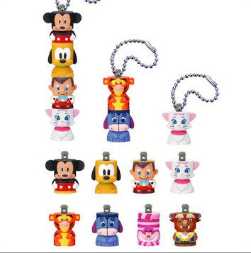 Yujin 2004 Disney Gashapon Part 2 8 Swing Strap Figure Set - Lavits Figure