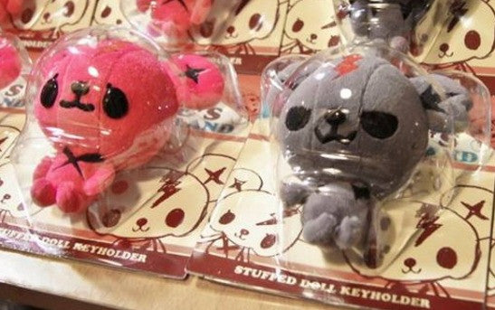 Devilrobots Clacle's Rambling Land Blacle Bracle & Craze 2 Stuffed Doll Key Holder Chain Vinyl Figure Set - Lavits Figure