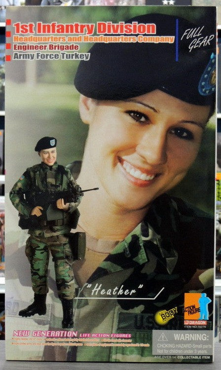 Dragon 12" 1/6 1st Infantry Division Engineer Brigade Army Force Turkey Heather Action Figure - Lavits Figure
- 2