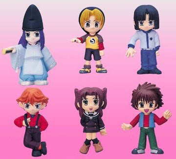 Yujin 2002 Gashapon Hikaru No Go 6 Mascot Strap Figure Set - Lavits Figure