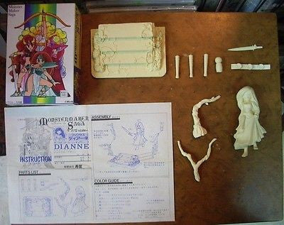 Kotobukiya 1/12 Monster Maker Saga Princess Dianne Cold Cast Model Kit Figure Nintendo - Lavits Figure
 - 2