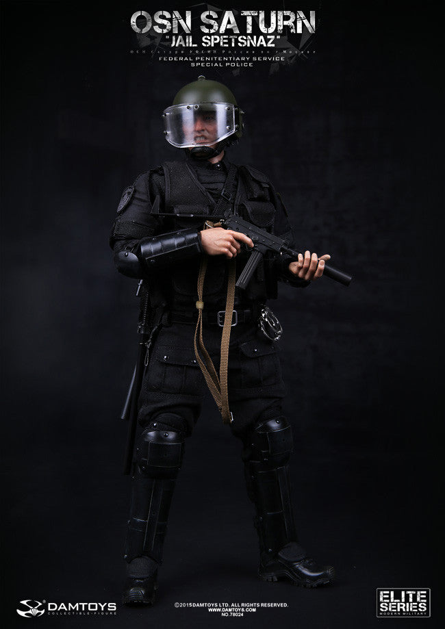 DamToys 1/6 12" Elite Series 78024 OSN Saturn Jail Spetsnaz Fsin Special Police Action Figure - Lavits Figure
- 2