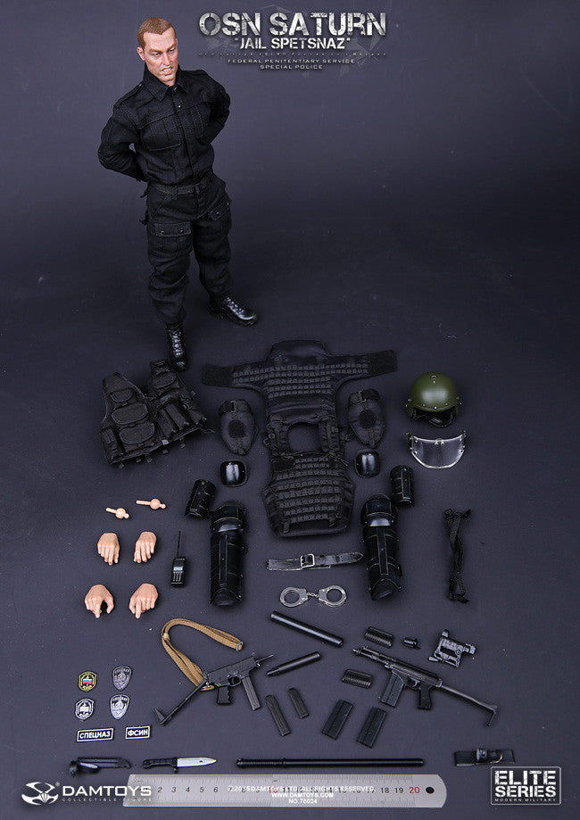 DamToys 1/6 12" Elite Series 78024 OSN Saturn Jail Spetsnaz Fsin Special Police Action Figure - Lavits Figure
- 3