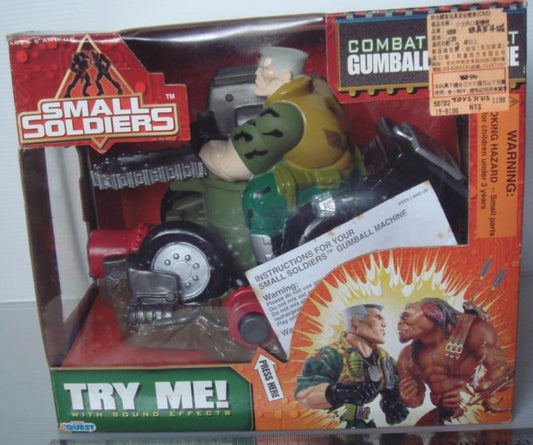 Quest Small Soldiers Commando Elite Combat Assault Gumball Machine Coin Bank Action Figure