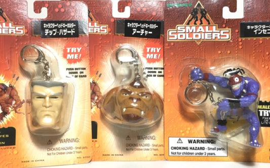 SRM Small Soldiers Commando Elite 3 Key Chain Holder Trading Figure Used