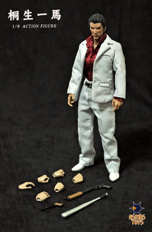 Asmus Toys 1/6 12" Yakuza Ryu Ga Gotoku Kenzan Kazuma Kiryu Action Figure Set - Lavits Figure
- 3