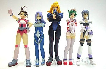 Epoch Gravion Zwei Gashapon 5+1 Secret 6 Trading Figure Set