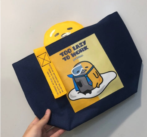 Sanrio Gudetama Watsons Limited 12" Mini Tote Bag Blue Ver