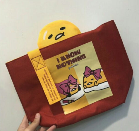 Sanrio Gudetama Watsons Limited 12" Mini Tote Bag Red Ver