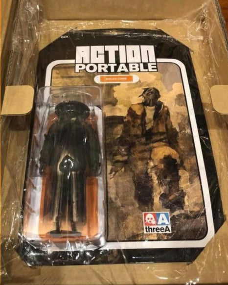 ThreeA 3A Toys Ashley Wood Action Portable WWRp Bolier Zomb Black ver 6" Figure