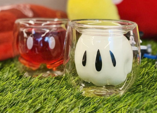 Disney 90th Anniversary Taiwan Family Mart Limited 2 Mickey Mouse Double Glasses Cup Set