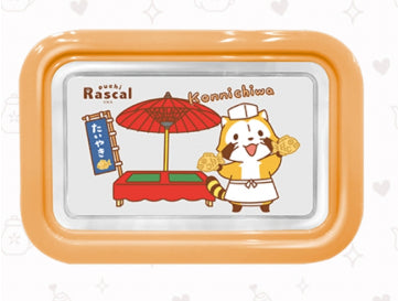 Puchi Rascal The Raccoon Desserts Taiwan 7-11 Limited 6 Microwavable Glass Lunch Box Set