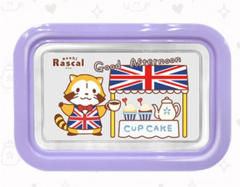 Puchi Rascal The Raccoon Desserts Taiwan 7-11 Limited 6 Microwavable Glass Lunch Box Set