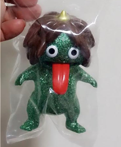 Sunguts Uraname Green Glitter Body Brown Hair Ver 4" Vinyl Figure