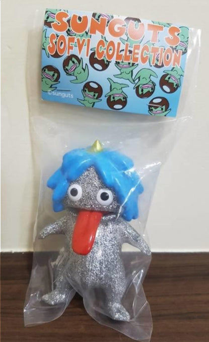 Sunguts Uraname Silver Glitter Body Blue Hair Ver 4" Vinyl Figure