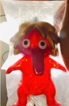 Sunguts Uraname Red Crystal Glitter Body Golden Hair Ver 4" Vinyl Figure