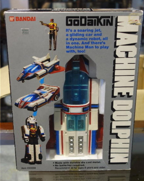 Bandai 1984 Godaikin Machine Dolphin Action Figure