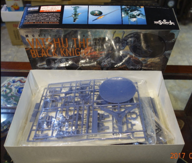 Wave 1/100 The Five Star Stories Mortar Headd Vatshu The Black Knight Plastic Model Kit Figure