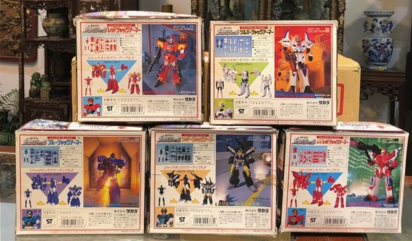 Takara 1991 Armored Police Metal Jack 5 Plastic Model Kit Figure Set