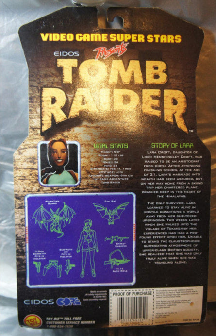 Toybiz Eidos Resents Tomb Raider Lara Croft Action Figure