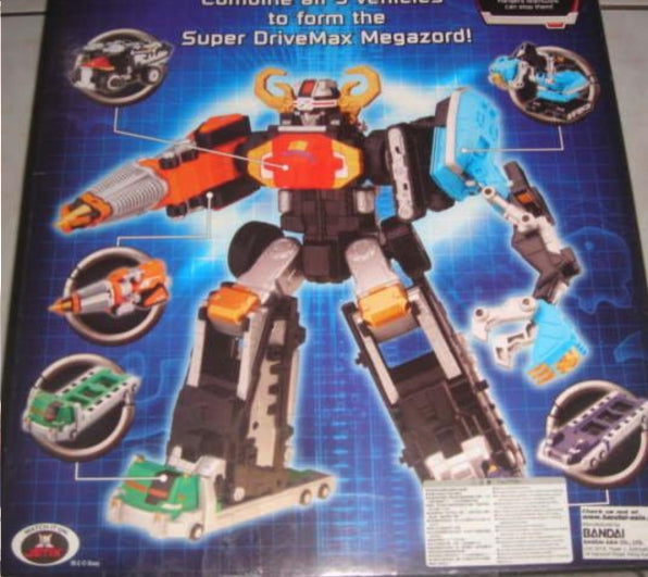 Bandai Power Rangers Operation Overdrive Boukenger Bouken Super DriveMax Megazord Action Figure
