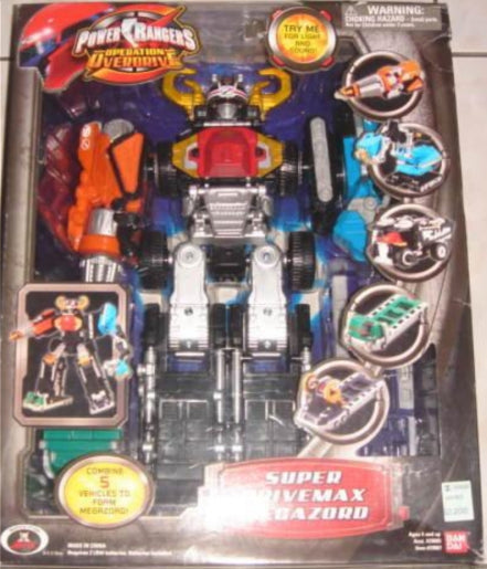 Bandai Power Rangers Operation Overdrive Boukenger Bouken Super DriveMax Megazord Action Figure