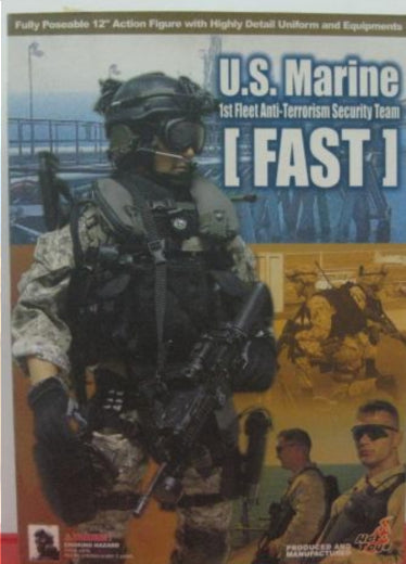 Hot Toys 1/6 12" U.S 1st Fleet Anti-Terrorism Security Team Marine Fast Action Figure