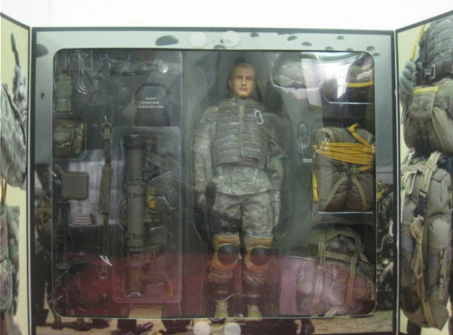 Hot Toys 1/6 12" U.S. Army Airborne Rangers Second Battalion 75th Regiment Acu Ver Action Figure