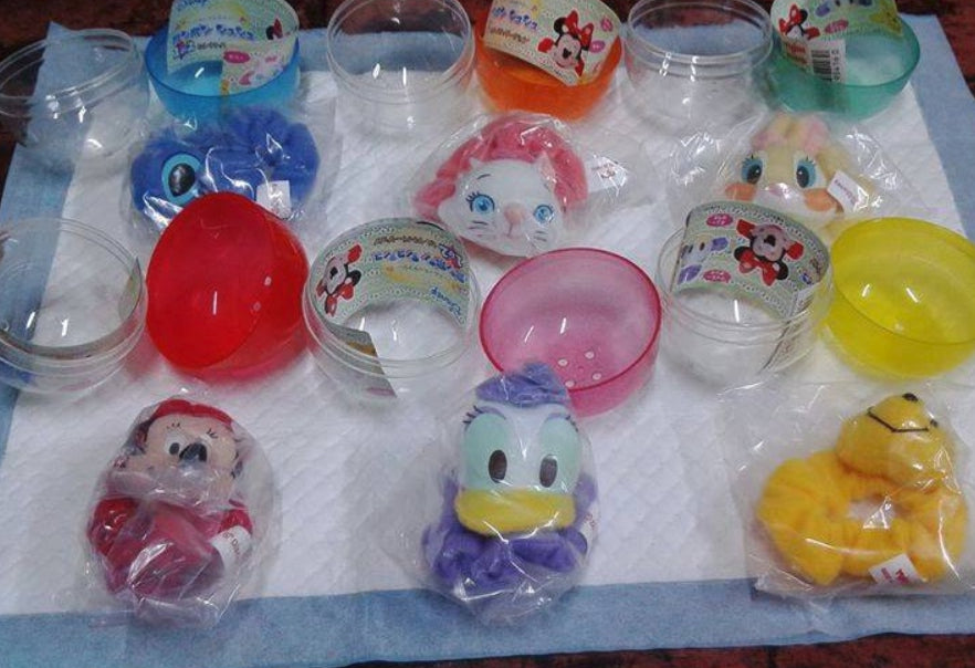 Yujin Disney Gashapon Hair Band Accessories Part 1&2 Best Selection 6 Figure Set